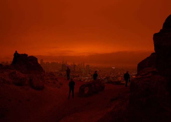 San Francisco after 2020 wildfires