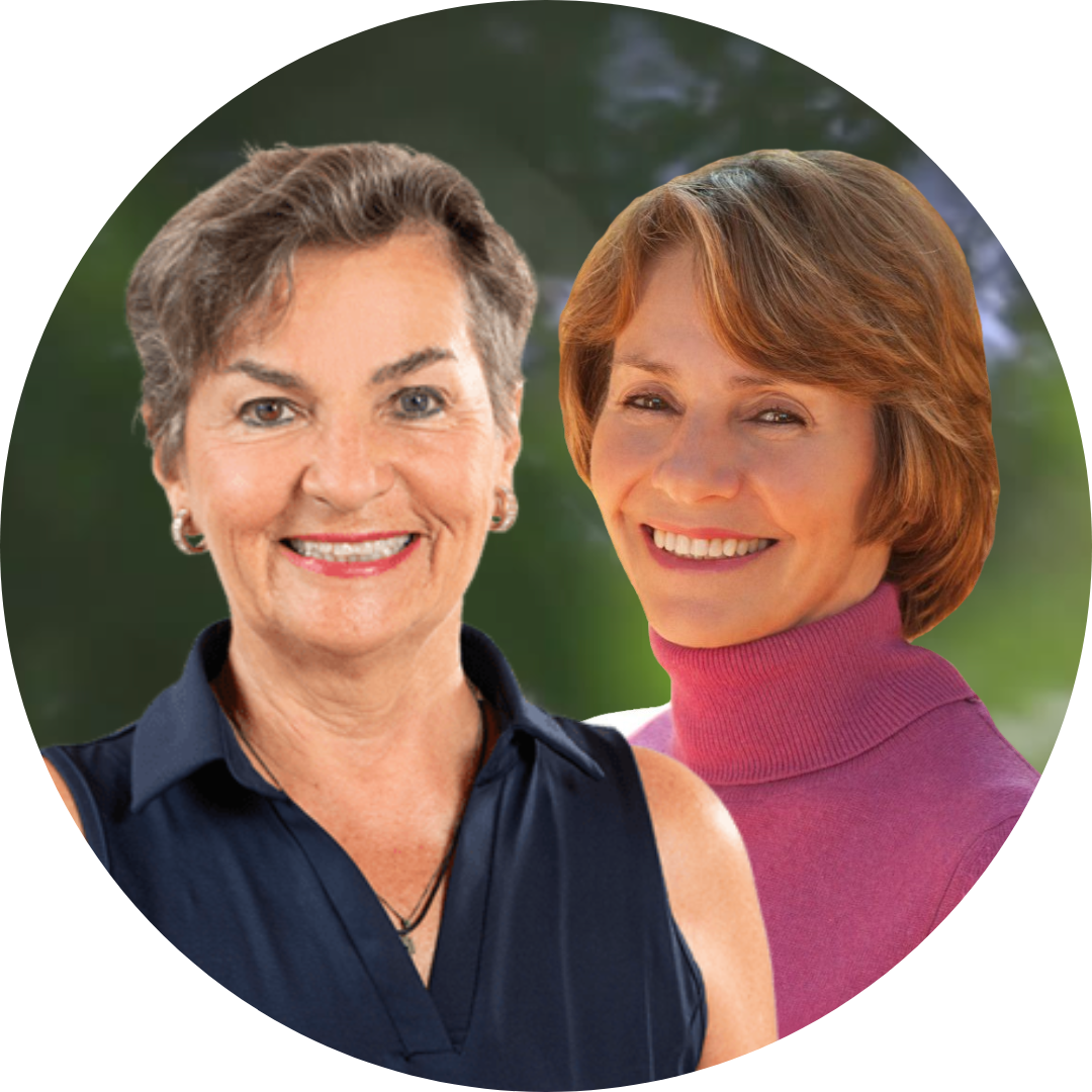 Christiana Figueres and Lynne Twist